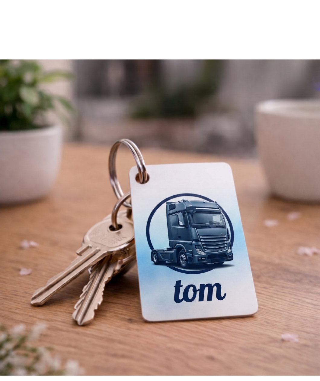 gepersonaliseerde bedrukte sleutelhanger rozenburg