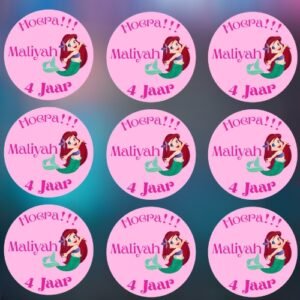 Gepersonaliseerde stickerset - 10 stuks