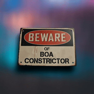 Gepersonaliseerd metalen bord (18cm x 25cm)