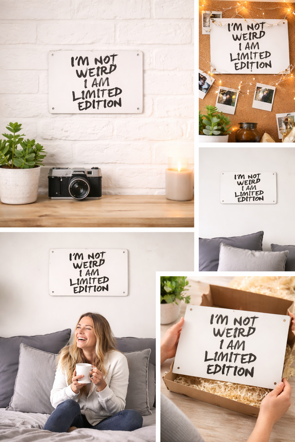 Gepersonaliseerd metalen bord (25cm bij 18cm) - Afbeelding 3