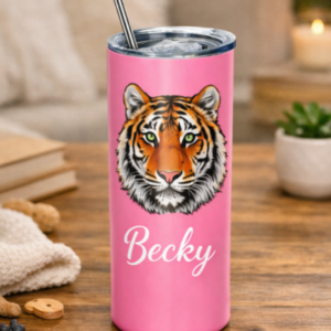 Gepersonaliseerde tumbler met rietje en naam